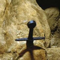 San Galgano, Tuscany - The original sword in the stone